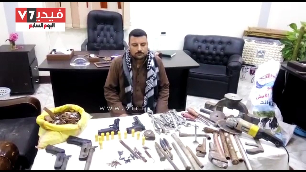 ضبط ورشة لتصنيع الأسلحة النارية بأبو المطامير فى البحيرة