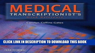 Ebook Medical Transcriptionist s Desk Reference, 1e Free Download