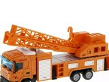 Mini 1:64 Scale Diecast Telescopic Crane Lifter Truck Model Vehicle Toy For Kids