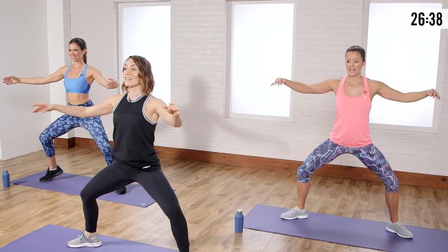 30-Minute Selena Gomez Workout For Flat Abs and Toned Legs | Class FitSugar