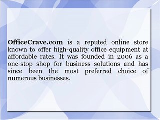 Officecrave.Com – The Best Online Store to Buy Office Supplies