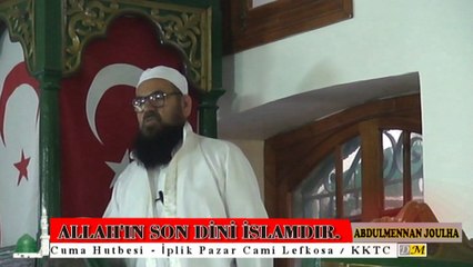 ALLAH'IN SON DİNİ İSLAMDIR. (dm)