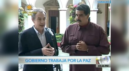 Maduro y Zapatero se reúnen en medio de tensión por acusaciones de la oposición
