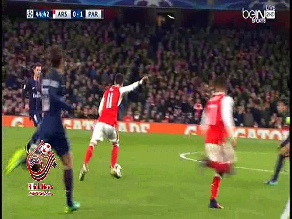 اهداف مباراة ( آرسنال 2-2 باريس سان جيرمان ) دوري أبطال أوروبا