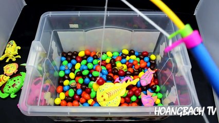 M&Ms Fishing Game, Fishing Toy Swimming In A Lot of Candy This is the new video Candy in Toi