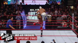 Amazing Mid-Air Finishers- WWE Top 10