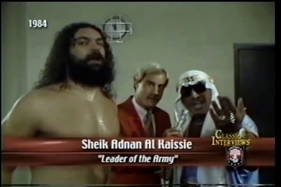 Bruiser Brody with Sheik Adnan El Kaissey