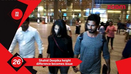 Shahid & Deepika's Height Difference Create A Problem For Sanjay Bhansali,Hrithik Ends His Cold War With Shah Rukh Khan