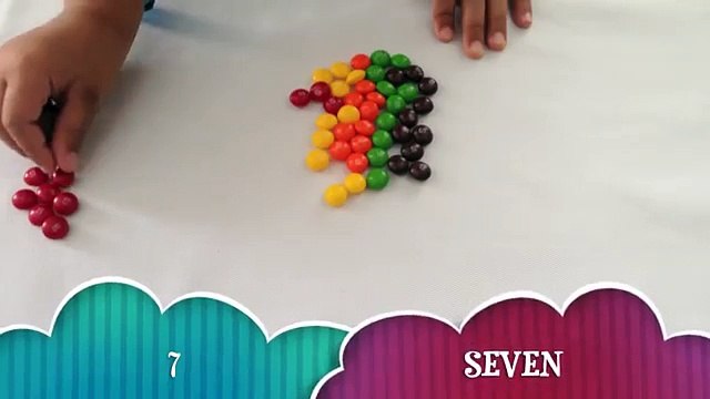 Learn To Count with M&Ms Skittles Play Doh | Numbers, Counting and Colors for Children