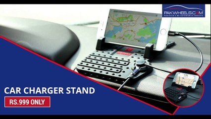 Car Charger Stand With Charger - For IOS + Android