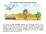 video production services | Video Production Company
