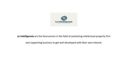 Le Intelligensia Logo Registration In Bangalore