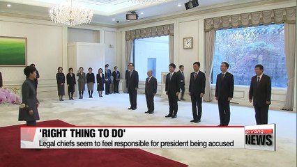 President Park's civil secretary, justice minister submit resignations