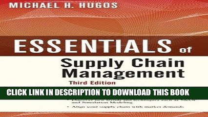 [PDF] FREE Essentials of Supply Chain Management, Third Edition [Download] Full Ebook