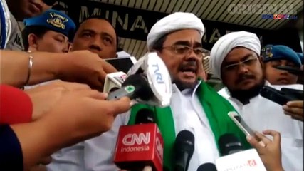 Habib Rizieq Bawa Beberapa Bukti ke Pemeriksaan Penyidikan Kasus Penistaan Agama