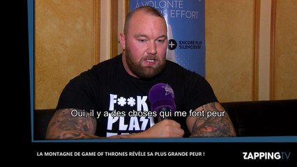 La Montagne de Games of Thrones révèle sa plus grande peur
