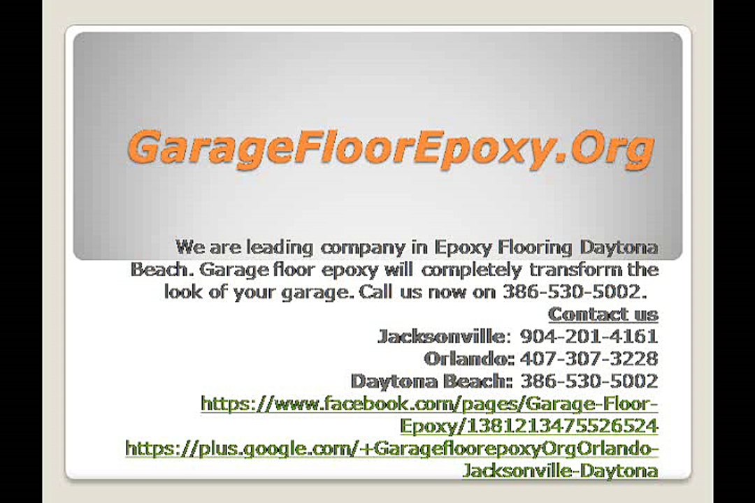 GarageFloorEpoxy.Org - epoxy Flooring St. Augustine - Garage Floor Epoxy