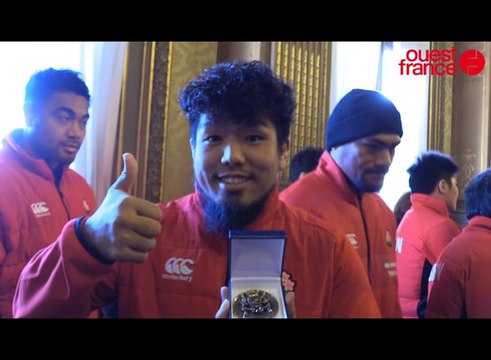 Rugby. Fidji-Vannes: réception en mairie des deux équipes