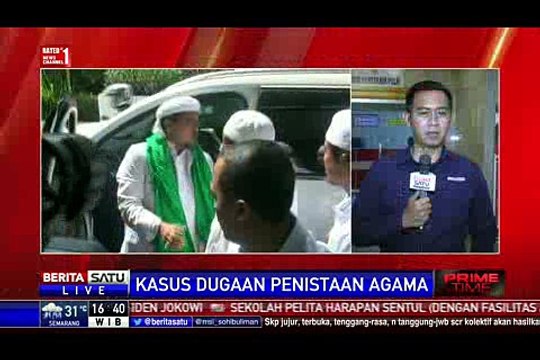 Rizieq Diperiksa di Bareskrim 3 Jam Lebih