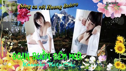 Karaoke Đoạn Buồn Đêm Mưa_ Song ca với Huong Bolero