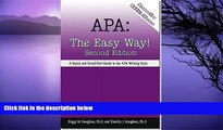 Big Sales  APA: The Easy Way! [Updated for APA 6th Edition] 2nd (second) Edition by Peggy M.