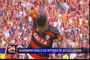Paolo Guerrero habló sobre la posibilidad de llegar a Boca Juniors