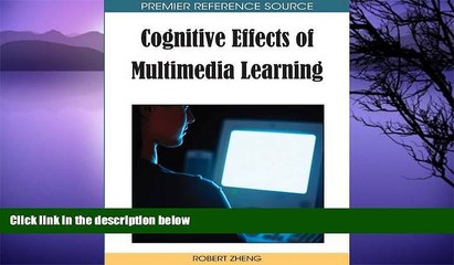 Buy NOW  Cognitive Effects of Multimedia Learning  Premium Ebooks Best Seller in USA