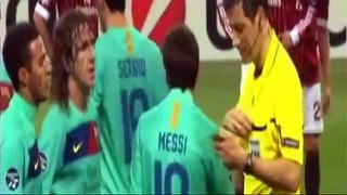 Messi funny penalty - yellow carded!!