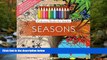 READ book Seasons Adult Coloring Book Set With Colored Pencils And Pencil Sharpener Included: