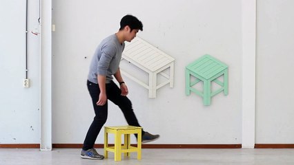 They look like paintings on the wall