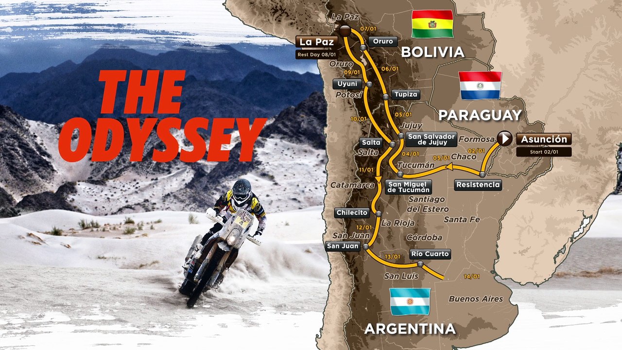 Percurso Dakar 2017