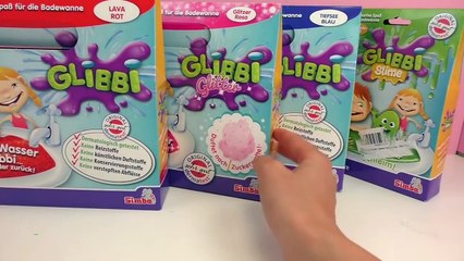 Glibbi Slime saleté – Quatre matières visqueuses différentes mélangées