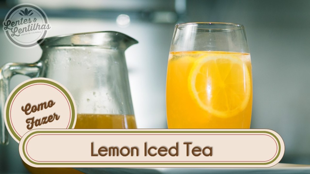 Lemon Iced Tea [chá gelado do Starbucks]