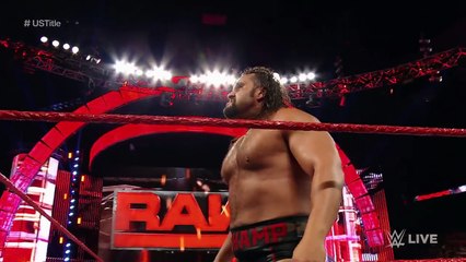 Mark Henry vs. Rusev - United States Championship Match: Raw, Aug. 1, 2016