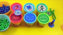 LEARN COLORS with PJ Masks! “Learn Colors with Disney Jr“, PJ Masks toys Play doh Learn Colors