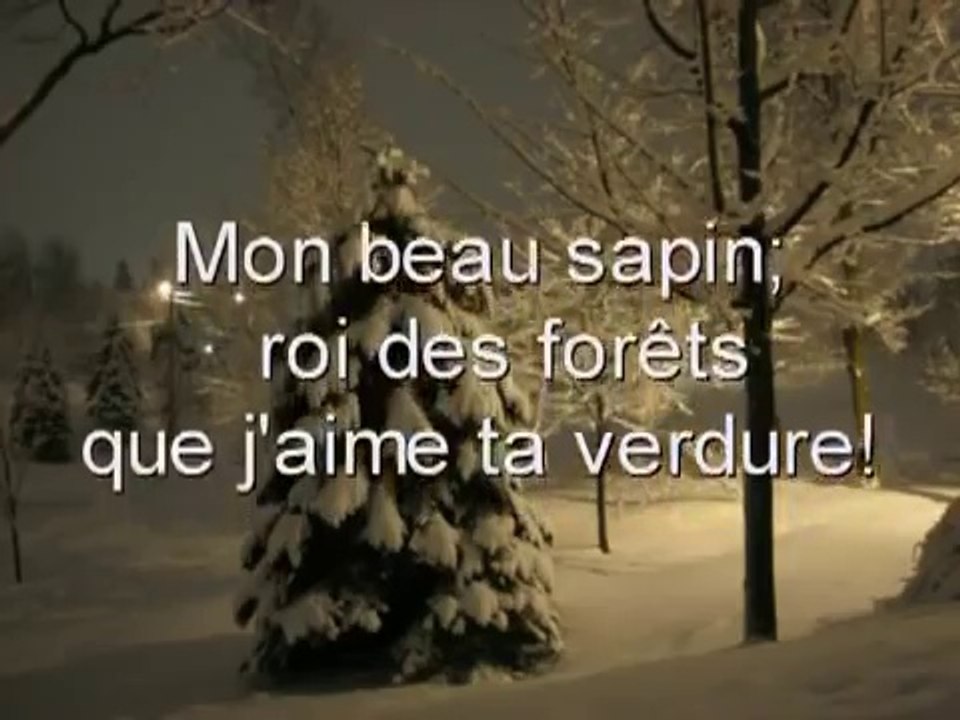 Mon beau sapin --- Karaoke --- Chants de Noel