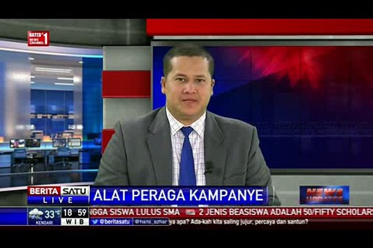 Ribuan Alat Peraga Kampanye Tiba di KPU Bekasi