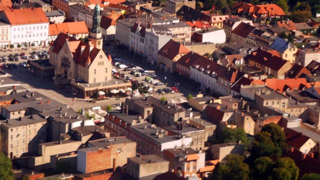 Court métrage en vue de Krotoszyn - Poland fait par un drone