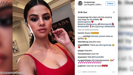 Selena Gomez Wins 2016 AMAs Award for Favorite Pop/Rock Female Artist, Gives Emotional Speech