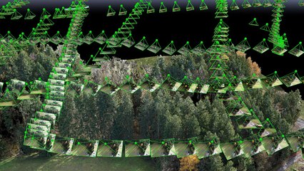Modélisation 3D d'une forêt par photogrammétrie (Corvus Monitoring)