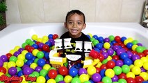 Fun Way to Learn Colors for Toddlers in Ball Pit Bath PJ Masks blaze and the monster machine