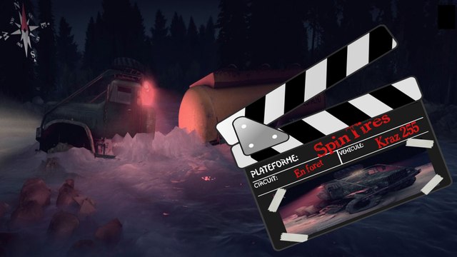 Tour en forêt en Kraz 255 sur SpinTires