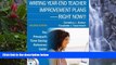 Buy NOW  Writing Year-End Teacher Improvement Plans-Right Now!!: The Principal s Time-Saving