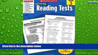 Deals in Books  Scholastic Success With Reading Tests,  Grade 3 (Scholastic Success with
