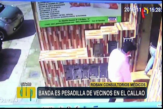 Callao: cámaras de seguridad ponen al descubierto modalidad de banda delincuencial