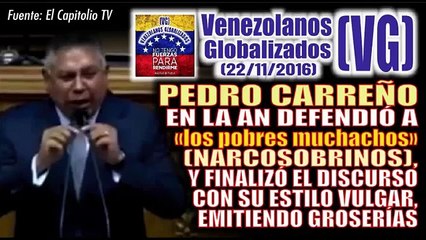 Estas fueron  las vulgaridades que dijo Pedro Carreño  en la Asamblea Nacional
