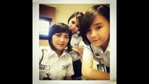 Selain Polwan Cantik, Ada Juga Satpam Cantik