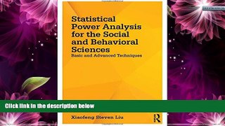 Deals in Books  Statistical Power Analysis for the Social and Behavioral Sciences: Basic and