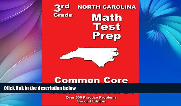 Big Sales North Carolina 3rd Grade Math Test Prep: Common Core State Standards Premium Ebooks