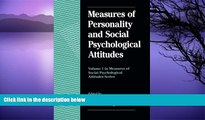 Big Sales  Measures of Personality and Social Psychological Attitudes, Volume 1 (Measures of